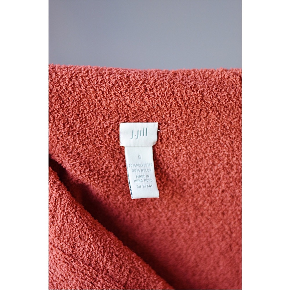 J. Jill | Rust Red Cardigan | Size S - Picture 4 of 4